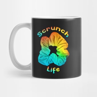 VSCO Scrunchie Scrunch Life Colorful Rainbow Girls Mug